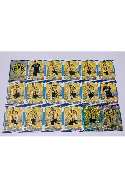 Topps طقم كامل لنادي بوروسيا دورتموند 2016-17