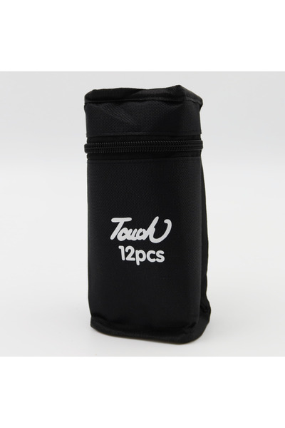 Touch 12-Piece Professional Marker Set / with Black Case & Dual Tips