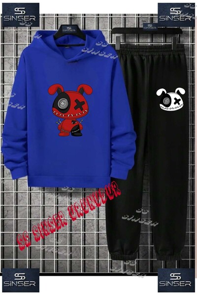 SS SİNSER Set de trening cu hanorac cu imprimeu special pentru copii, unisex,...