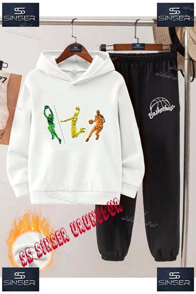 SS SİNSER Set de trening cu hanorac cu imprimeu special pentru copii, unisex,...