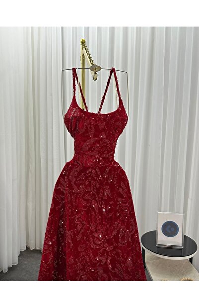 lANCERA red evening dress