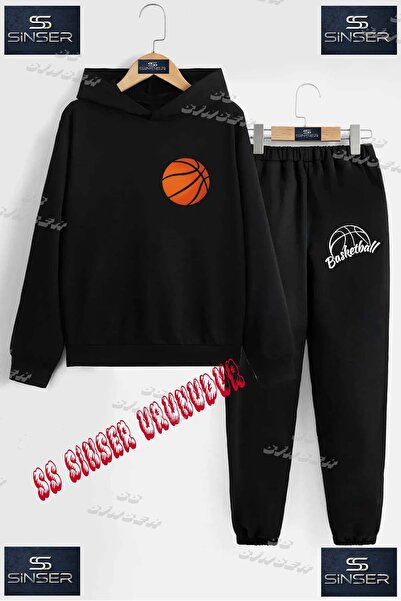 SS SİNSER Children's Unisex Custom Printed Hoodie and Sweatpants Set with the...