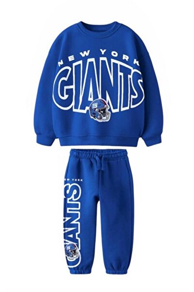 KidsSel Νέα σεζόν Αγορικό Σετ Φόρμας με στάμπα με μπλούζα και παντελόνι