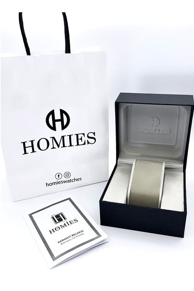 Homies Steel Cord Women's Wristwatch with Gift Box and Bracelet