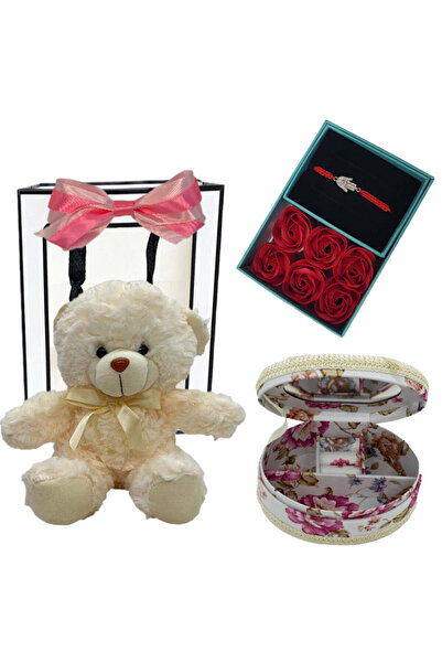 velve Pachet Childes, ursulet de plus,cutiuta pentru bijuterii,cutiuta cu tra...