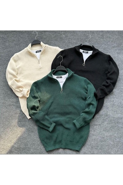 golden toptan Pulover pentru bărbați din tricot din 3 piese