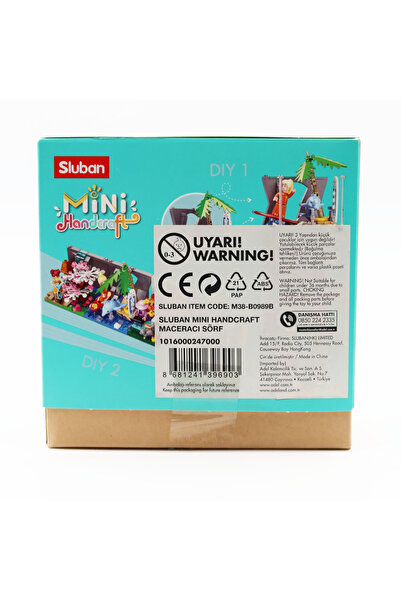 Sluban Summer Mini Handcraft Lego 14.60 X 6.20 X 14.60 Summer Collection