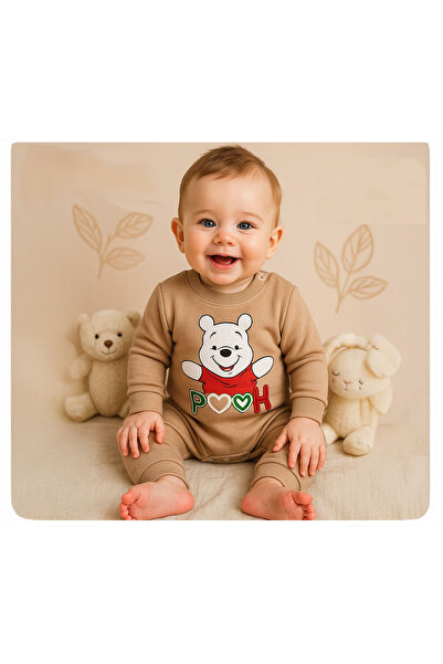 mandalinsbaby Pooh Boy Baby Winter Jumpsuit