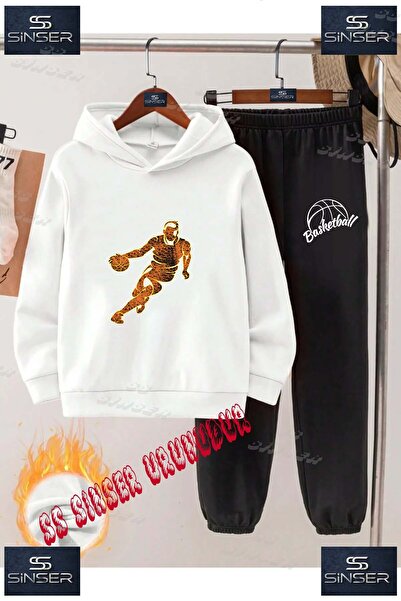 SS SİNSER Set de trening cu hanorac cu imprimeu special pentru copii, unisex,...