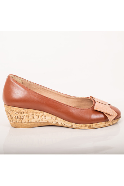 Condur by Paula Pantofi dama casual piele maro stil balerin