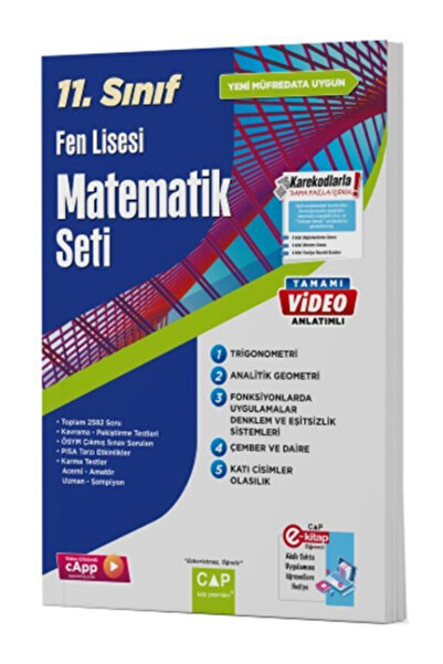 Çap Yayınları 11 FEN LİSESİ MATEMATİK FASİKÜL SET