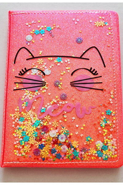 Modellino Movable Glitter Beaded Thick Leaf Memo Pad Daily Memory Book Notepad A5 Size Lined 80Y