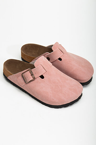 AYAKKABI MEET Slippers Women's Indoor Slippers Skin Material Boston Clog Slippers