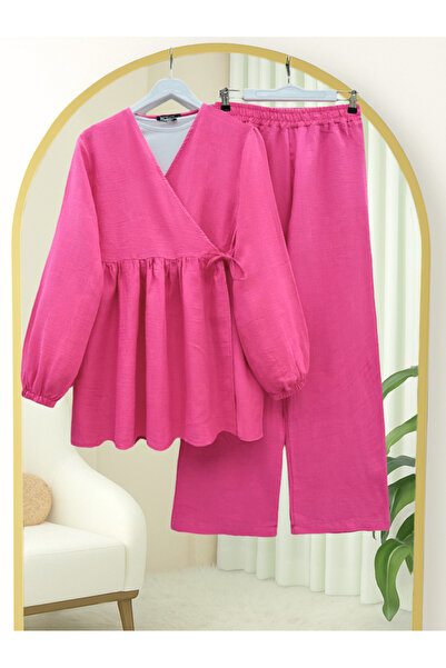 HİJABAYA Σετ με παντελόνι με φαρδιά πόδια και τουνίκ με κορδόνια στο εσωτερικό