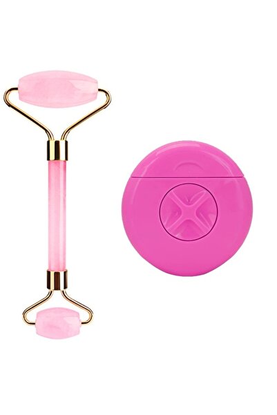 KESNUP Set rolă și epilator de jad 3 în 1, roz