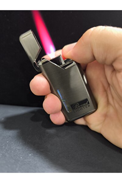 enyatakı Izgaralı pürmüzlü kırmızı alevli kaliteli metal tarz çakmak