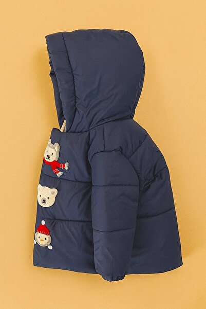 DeKuBaby Новий сезонний плюшевий куртка з хутром, блискавкою, водонепроникним товстим капюшоном, зимовий дитячий пальто-куртка