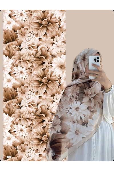 MODA Nurbella Soft Şal Çiçek Desen - Zerina