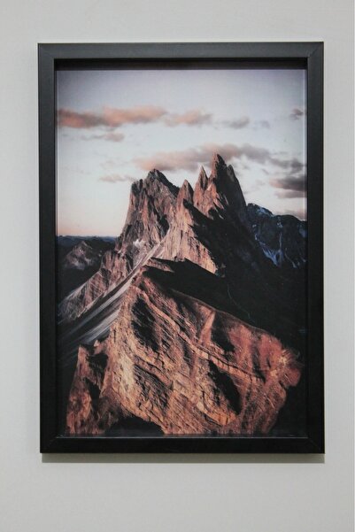 LİFE GLOBAL Picture Frame Black 20X30 Single Piece with Picture and Pvc Protection