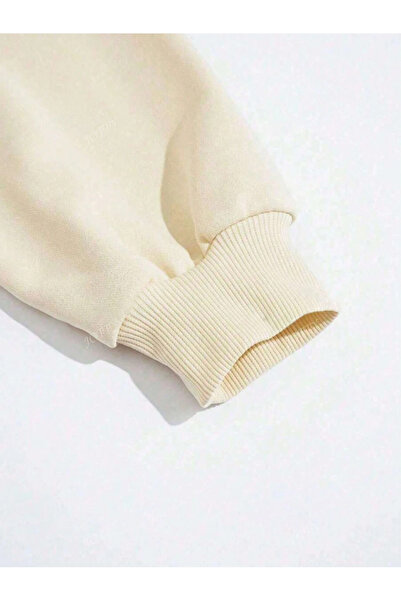 SVART WEAR Champagne Please oversized Cotton Casual Hoodie με κουκούλα Φούτερ με τύπωμα