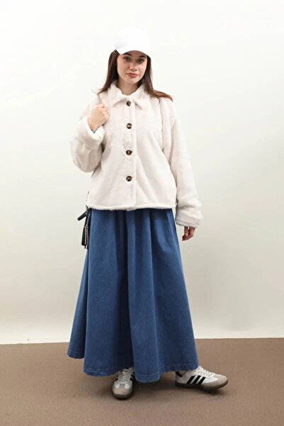 Byelmira Women's Plush Jacket White