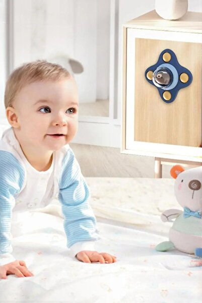 BBSKY Hayvan Şekilli 3’lü Vantuzlu Bebek Oyuncağı – Mama Sandalyesi Banyo ve Pencere İçin Gelişim Oyuncağı