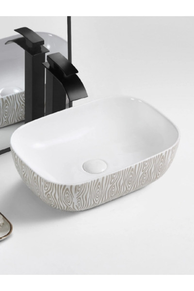 yediyapı Tezgah Üstü Seramik Çanak Lavabo Banyo Lavabosu