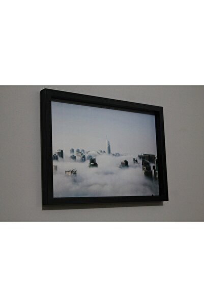 LİFE GLOBAL Picture Frame Black 20X30 Single Piece with Picture and Pvc Protection
