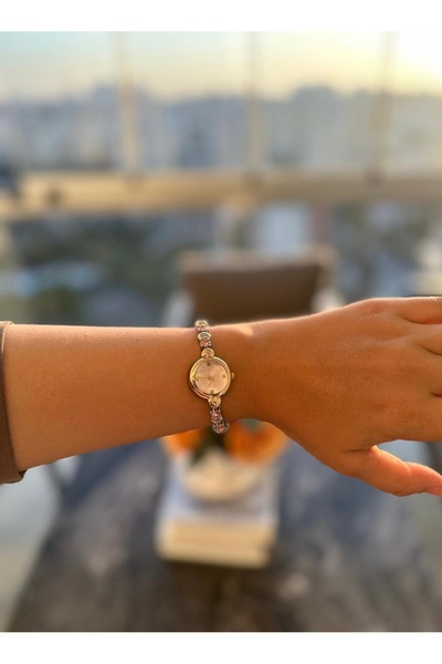 shop Çift renkli minimal kasa kadın kol saati