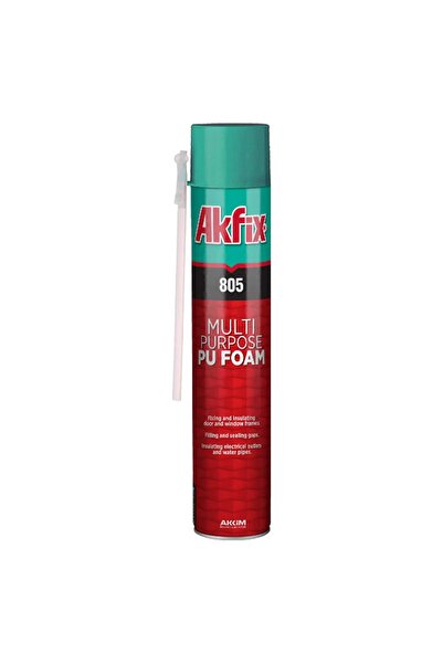 Akfix Spuma Poliuretanica Pentru Montaj 805, 750ml, Aplicare Manuala Cu Pai, Multi Purpose, FA011