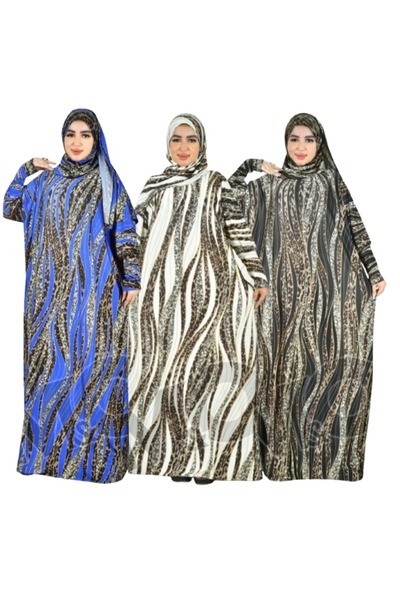 M&O 2 اسدال صلاة واستقبال عرض مجموعة مكونة من ثلاثة اسدالات مقاس واحد يلبس من...