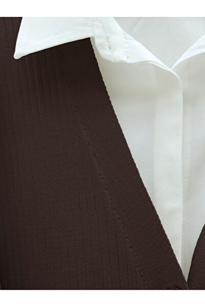 HİJABAYA Ζακέτα με κουμπιά και ριμπέρικο σχέδιο