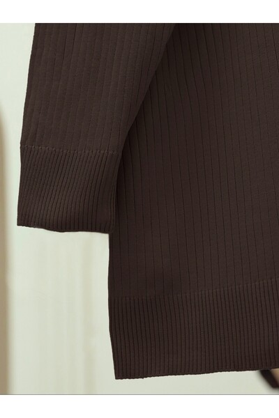 HİJABAYA Ζακέτα με κουμπιά και ριμπέρικο σχέδιο