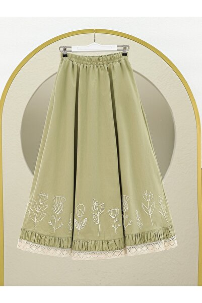 HİJABAYA Φούστα με δαντέλα με ελαστική μέση