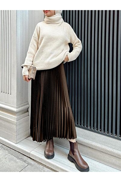 HİJABAYA Πλισέ ελαστική φούστα μέσης