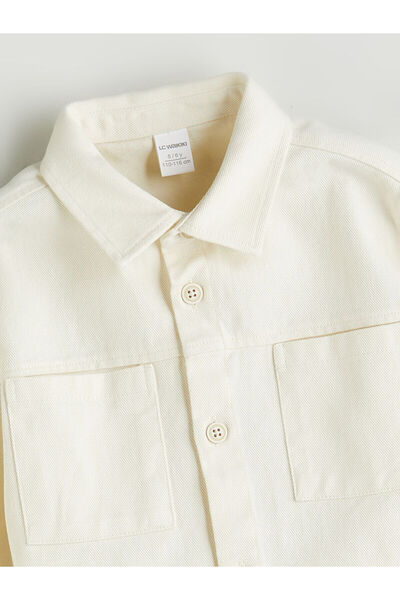 LC Waikiki Basic Gabardine Long Sleeve Boy's Shirt