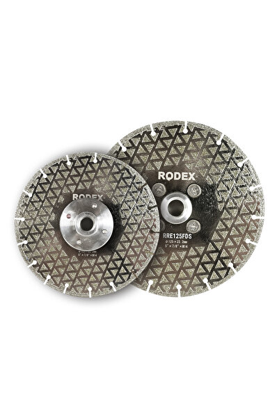 Rodex Disc Diamantat Galvanizat, , Segmentat, 230X20/22, 23Mm, Cu Flansa, Max Rpm 6.600, Pentru Beton Verd