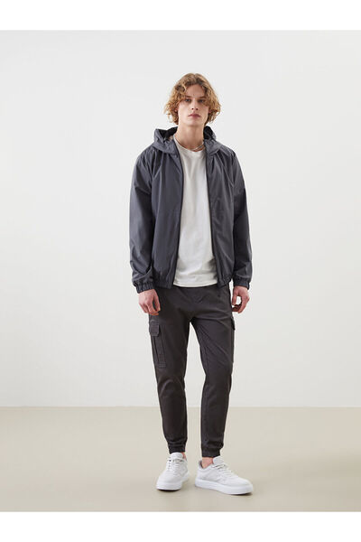 LC Waikiki Новий сезон Стандартна модель Чоловічий плащ з капюшоном