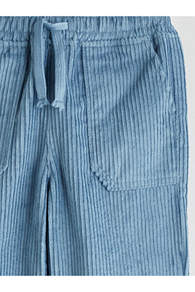 LC Waikiki Yeni Sezon Beli Lastikli Erkek Çocuk Kadife Pantolon