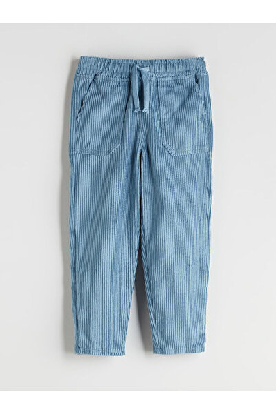 LC Waikiki Yeni Sezon Beli Lastikli Erkek Çocuk Kadife Pantolon