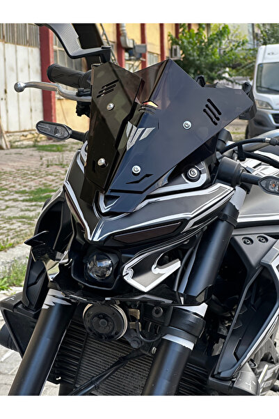 Yamaha MT25 YENİ KASA SPOR SPERLİK ÖN CAM SİYAH ( ŞEFFAF)