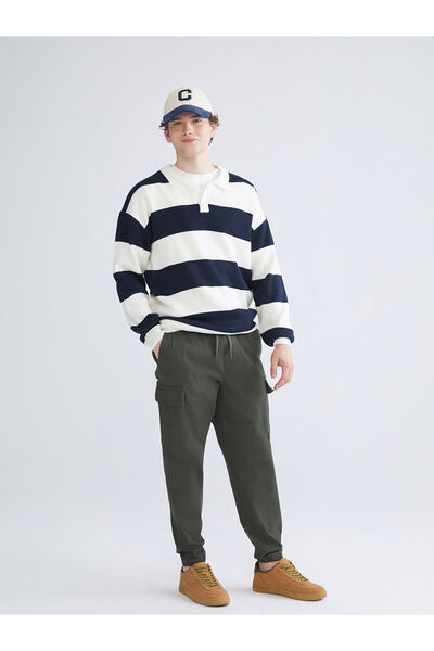 LC Waikiki Green Standard Fit Men's Cargo Pants