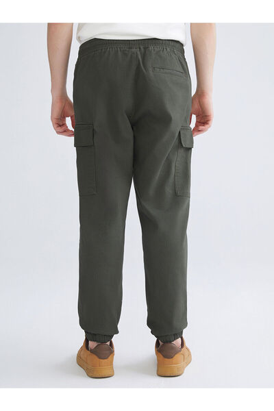 LC Waikiki Green Standard Fit Men's Cargo Pants