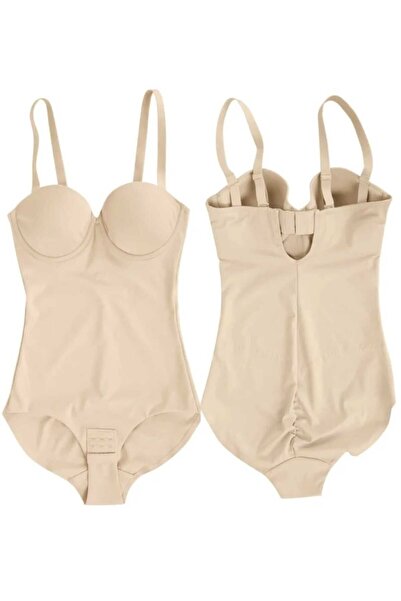 Fstyle Body Shaper with Back Control Clip Lift Chest Cup