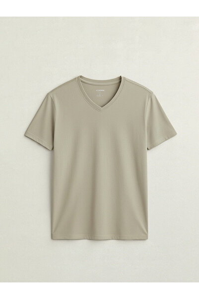 LC Waikiki Tricou pentru bărbați Özmarka New Season cu decolteu în V cu mânec...