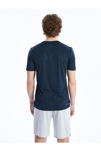 LC Waikiki Ανδρικό αθλητικό μπλουζάκι με κοντό μανίκι Hilfa New Season Crew Neck