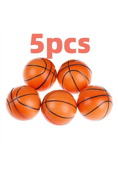 Choice 5 كرات سلة، 5 كرات إسفنجية مرنة من البولي يوريثان، كرة سلة، كرة قدم، ب...
