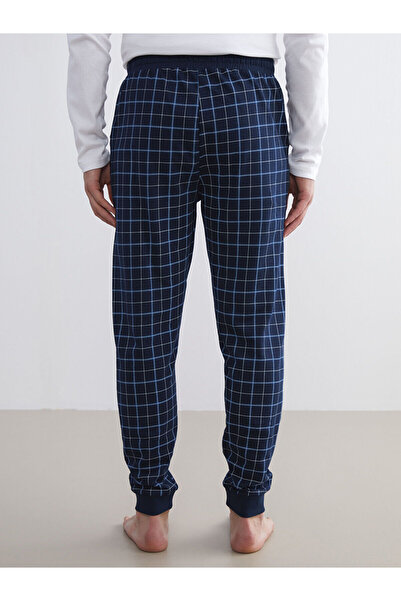 LC Waikiki Artı Yeni Sezon Standart Kalıp Ekose Erkek Pijama Alt