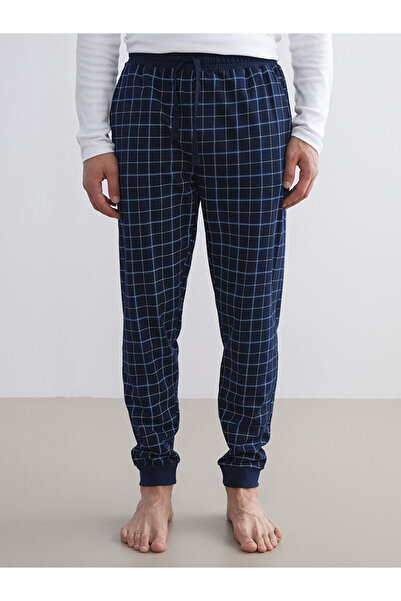 LC Waikiki Artı Yeni Sezon Standart Kalıp Ekose Erkek Pijama Alt