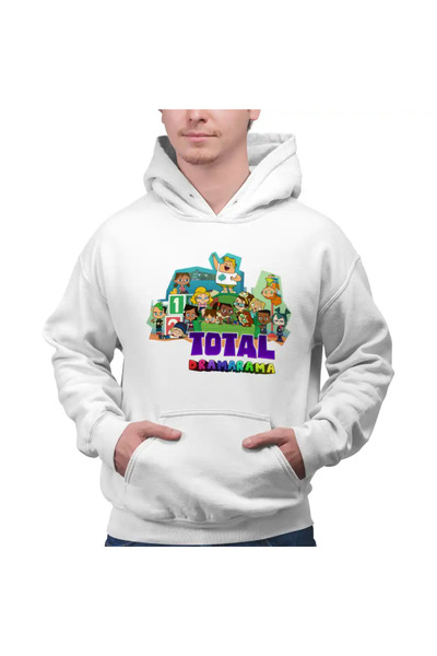 OEM Ανδρικό Φούτερ με Κουκούλα Total Drama για Νηπιαγωγείο